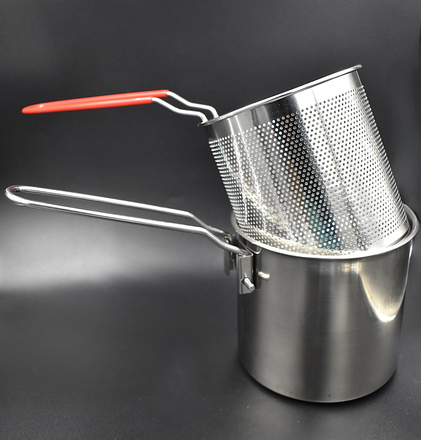 🍟 Olla Freidora de Acero Inoxidable 1.5L